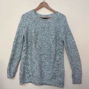 Cynthia Rowley Gray Wool Blend Sweater Medium